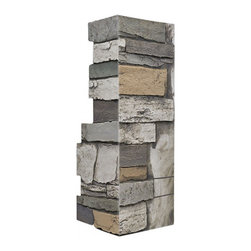 144-BRECKENRIDGE DEEP WIDE STACKED CORNER 24"H X 11"W X 1 1/4"D - Wall Panels