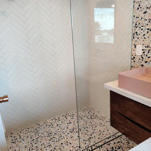 Badezimmer mit Terrazzo-Boden Ideen, Design & Bilder - November 2020