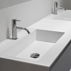 BASICO Integrated Sinks by Antonio Lupi - Bathroom Fixtures
