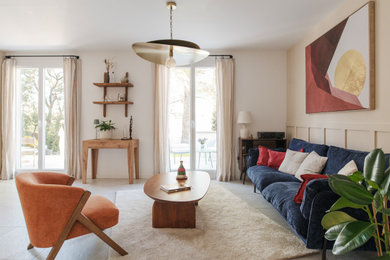 Réalisation d'un salon design.