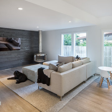 Palm Springs Inspired Ranch Media Room
