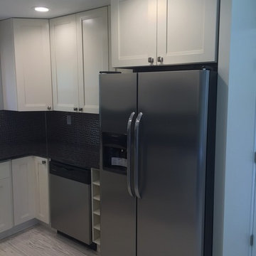 Kitchen Remodel - Vanilla Shaker Kitchen Cabinets