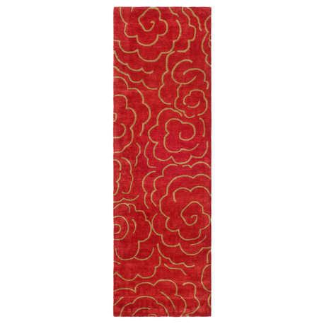 Safavieh Soho soh812a Rug, Red, 2'6"x14'0" Runner