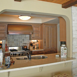 2015 photos, Condo Kitchen Beach Style, Wood-Mode