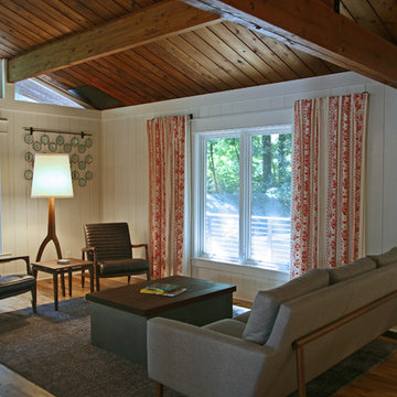 wood beams are perfect here