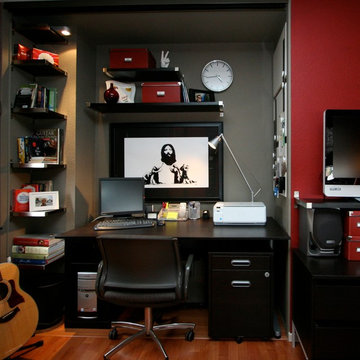 Robeson Design Solves Storage Issues in Guys Bedroom