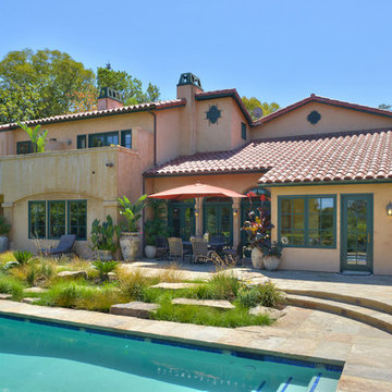 Orinda, Ca hillside auto cover pool & spa