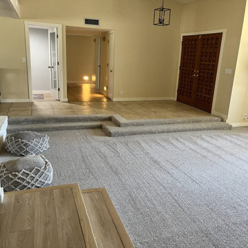 Flooring Renovation: Mohawk Laminate & Dream Weaver Carpet