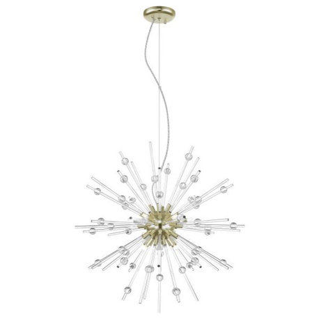 Access Lighting 63122LEDDLP-ABRZ/CLR Burst - 28" Pendant