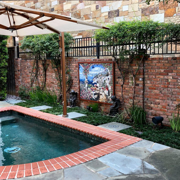 Tuscan Sea View Mural Decorative Mosaic