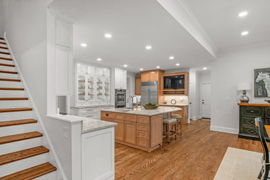 Inspiration for a transitional kitchen remodel in Charlotte