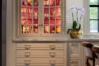 Country kitchen photo in Portland Maine