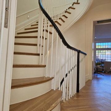 Project #131 | Three-Story Elliptical Staircase in Historic Home