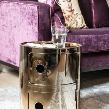 Graues Wohnzimmer