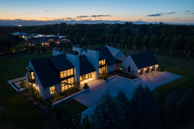 Inspiration for a modern exterior home remodel in Denver