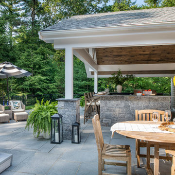 Vaulted Veranda Outdoor Kitchen