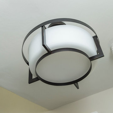 Transitional Cambridge Foyer Lighting