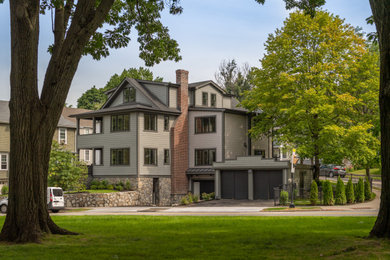 Example of a classic exterior home design in Boston