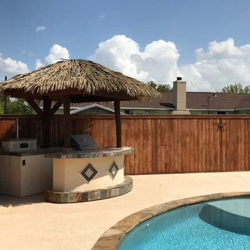 Outdoor Island Tiki Bars