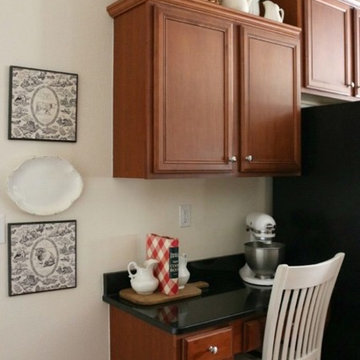 White Kitchen Cabinet Transformation
