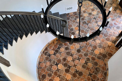 Staircase - mediterranean staircase idea in Los Angeles
