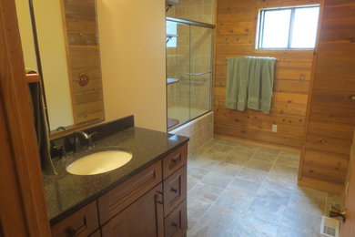 Example of a mountain style bathroom design in Seattle