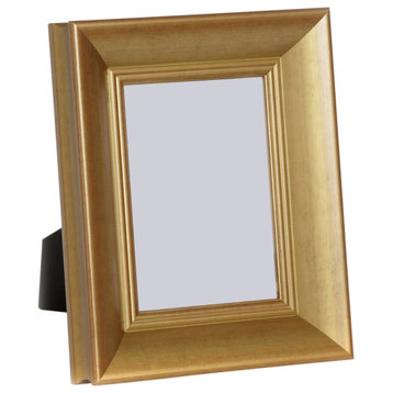 5" x 5" Gilded Gold 2" Eleganza Wood Picture Frame