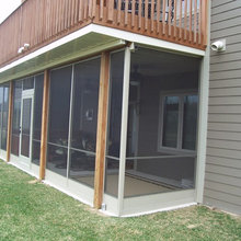 Screen porch under deck