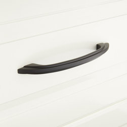 Detoni Solid Brass Art Deco Cabinet Pull - Cabinet And Drawer Handle Pulls