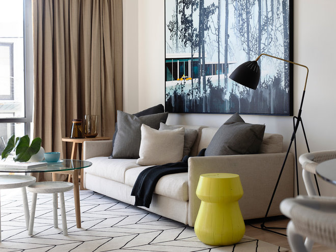 Contemporary Living Room by Mim Design