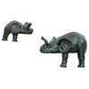 Sterling 4-8527172 Set of 2 Sprawling Elephants
