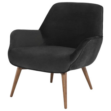 Gretchen Shadow Grey Fabric Occasional Chair