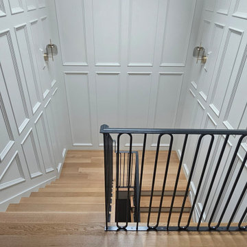 Traditional Wall Paneling with White Oak Architectural Details