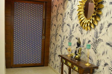 Inspiration for a zen entryway remodel in Other