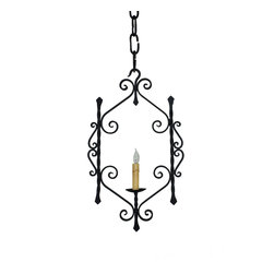 PN-003 Custom Iron Pendant Light - Pendant Lighting
