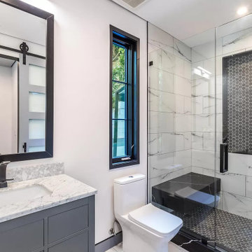 Sherman Oaks Hill cut & New construction custom house