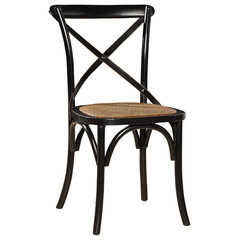 Cross Back Chair Wooden Back