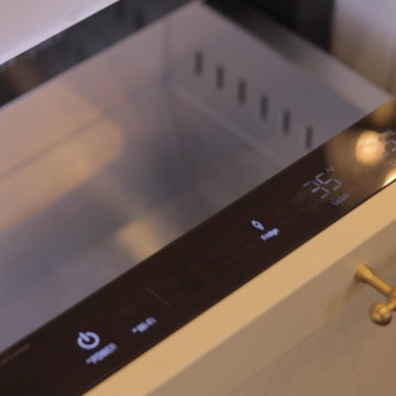 Luxury Custom Kitchen Renovation With Brass Inlays & Hidden Butler Pantry | Cali