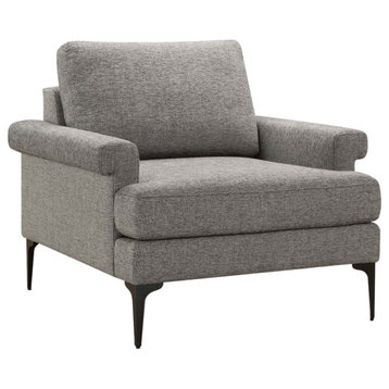 Fredrick Fabric Chair, Gray
