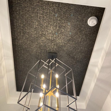 Wallpaper installation Ceiling in Golden