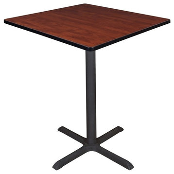 Cain 36" Square Cafe Table, Cherry