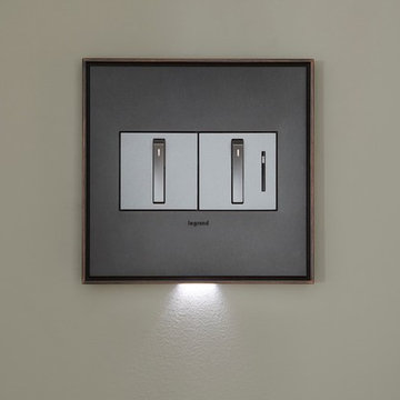 adorne® Whisper Switch and adorne® Whisper Dimmer with 2-Gang Wall Plate