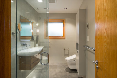 Inspiration for a contemporary home design remodel in Vancouver