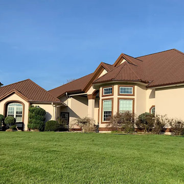 Metal Barrel Tile Roof Replacement in Tazewell