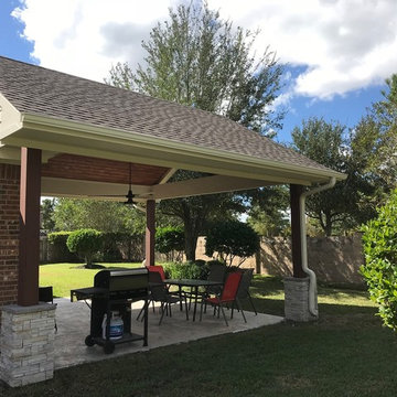 Pearland, TX, Custom Covered Patio