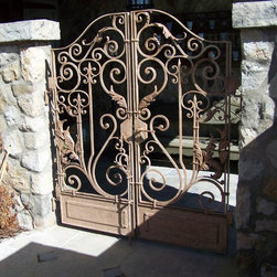 Rustic Garden Gate - Home Fencing And Gates