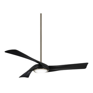 Transitional Ceiling Fans Minka Aire Curl LED 60