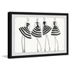 "Striped In" Framed Painting Print, 30"x20"