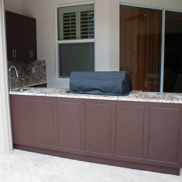 Weatherproof Polymer Cabinetry in Southwest FloridaOutdoor Kitchen - Naples, Fl