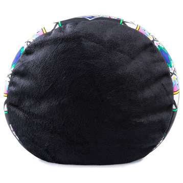 Mooshi Squish Mini Microbead Jelly Bean Bed Pillow, Day of the Dead